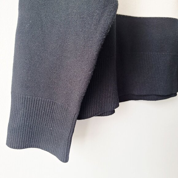 MANGO Oversized striped sweater - Black and White - Picture 8 of 10